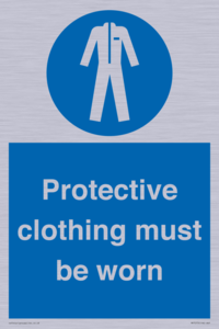 Protective clothing must be worn